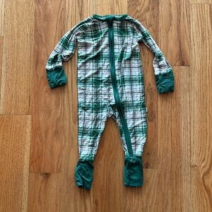 Little sleepies holiday plaid pajamas